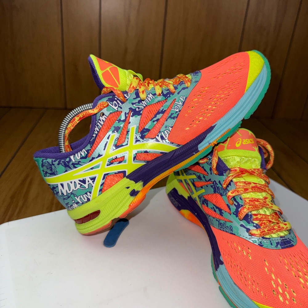 Asics Gel Noosa Tri 10 Womens Running Shoes Multicolor T580N Size 7
